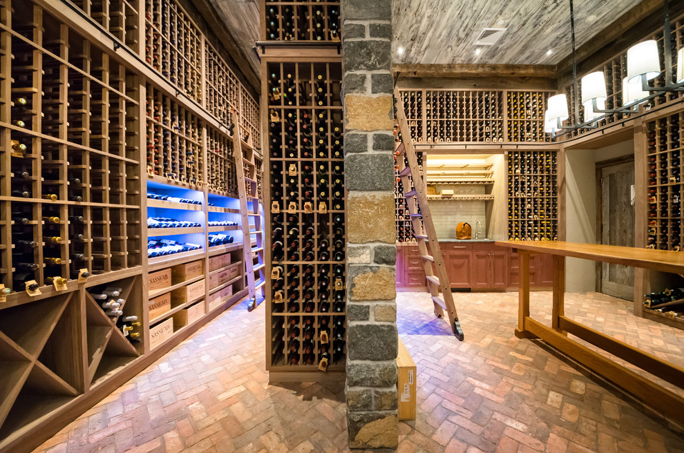 10,000 Bottle Wine Room in Nyack,NY Rustic Wine Cellar New York