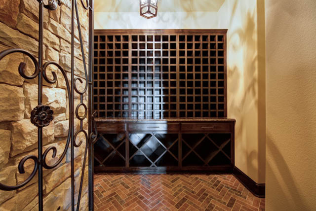 Elegant wine cellar photo in Austin
