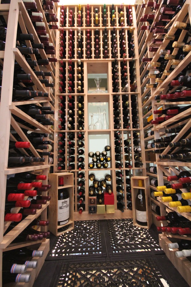 2 Storey Cellar Traditional Wine Cellar Ottawa by Capital Cellars Houzz UK