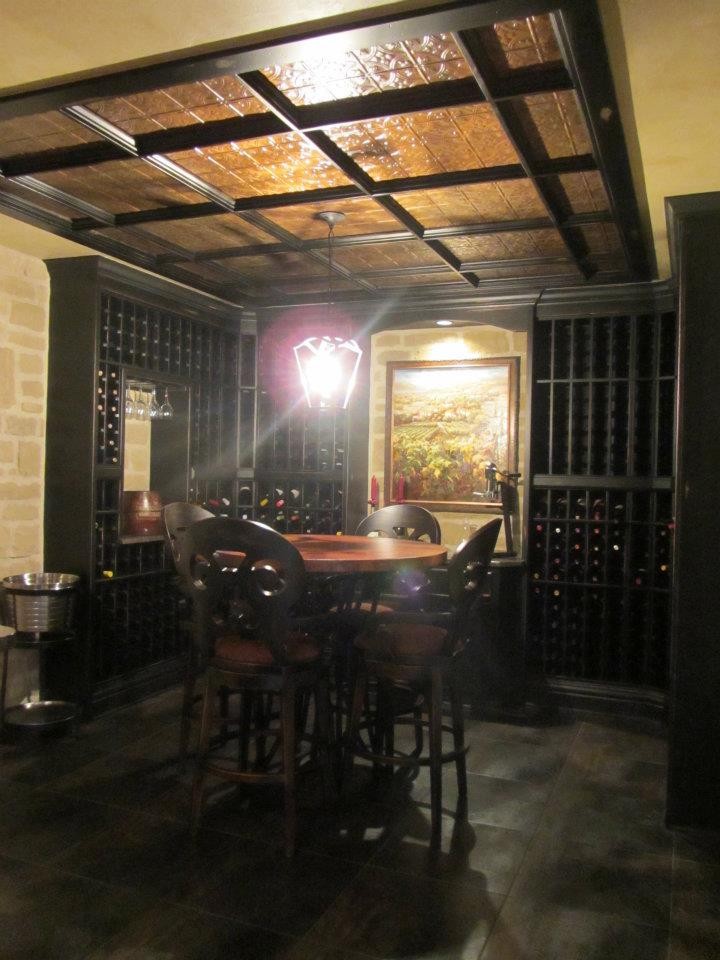 Design ideas for a bohemian wine cellar in Other.