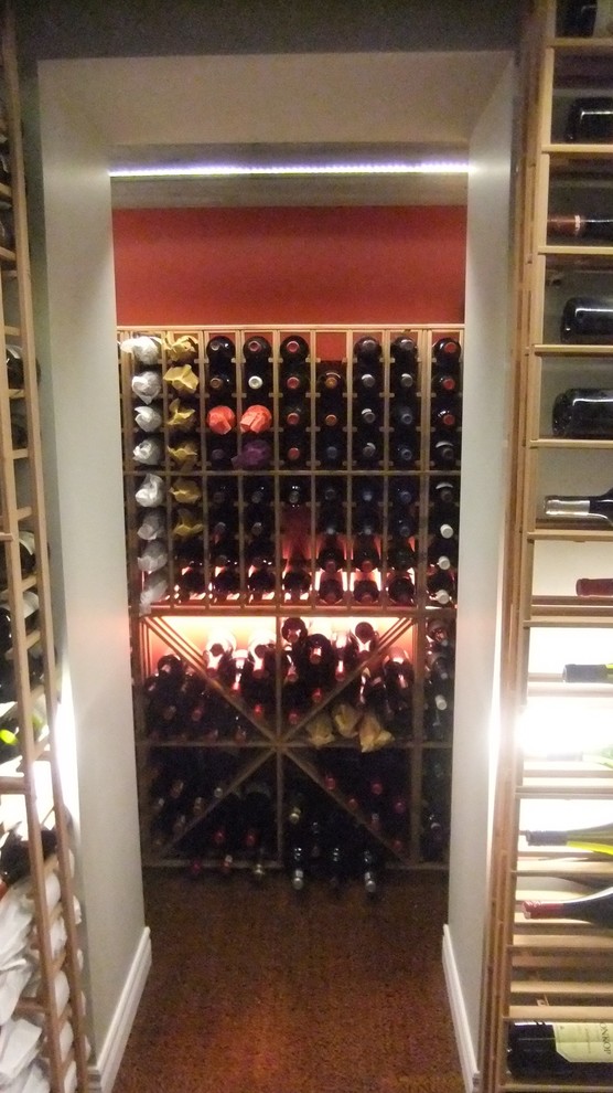 A View to a Wine Cellar Traditional Wine Cellar Toronto by Lina