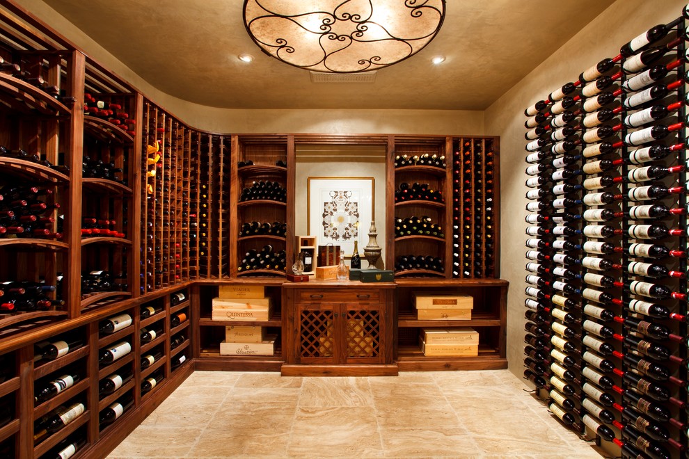 Elegant wine cellar photo in Wichita