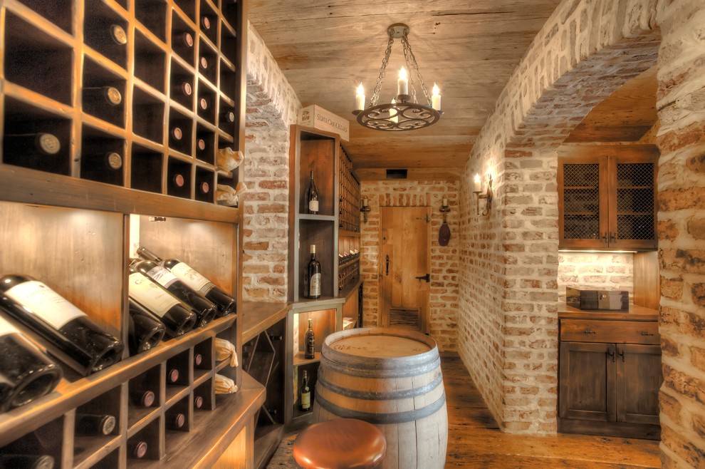 This is an example of a traditional wine cellar in Columbus.