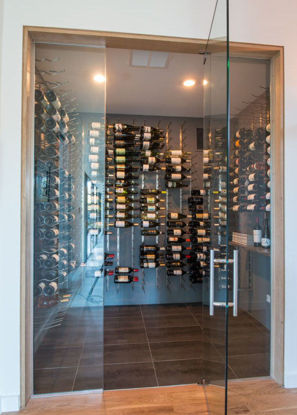 Arlington Modern Modern Wine Cellar Dallas by Shannon Rae