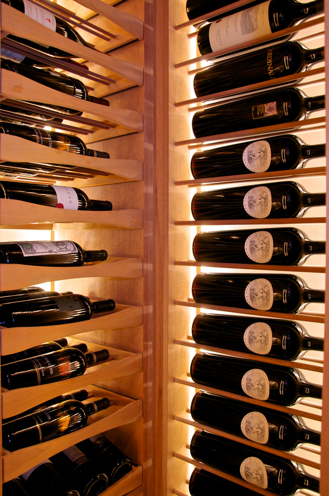 Atlantic Beach Cellar Transitional Wine Cellar Jacksonville by Revel Custom Wine Cellars