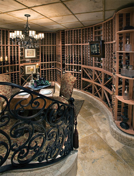 Photo of a mediterranean wine cellar in Phoenix.