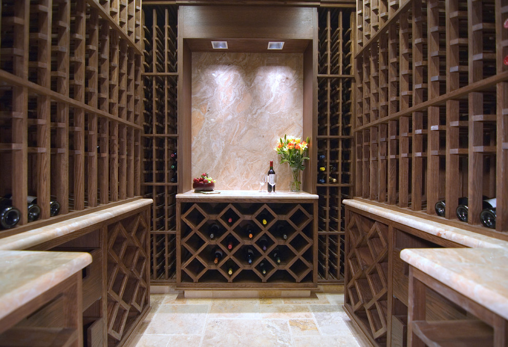 AwardWinning Marble Wine Cellar in McLean, VA Traditional Wine Cellar DC Metro by