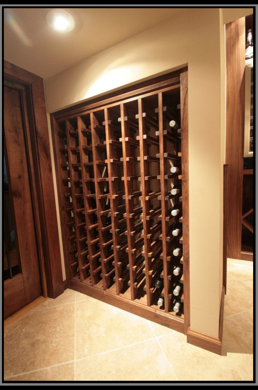 Example of a classic wine cellar design in DC Metro