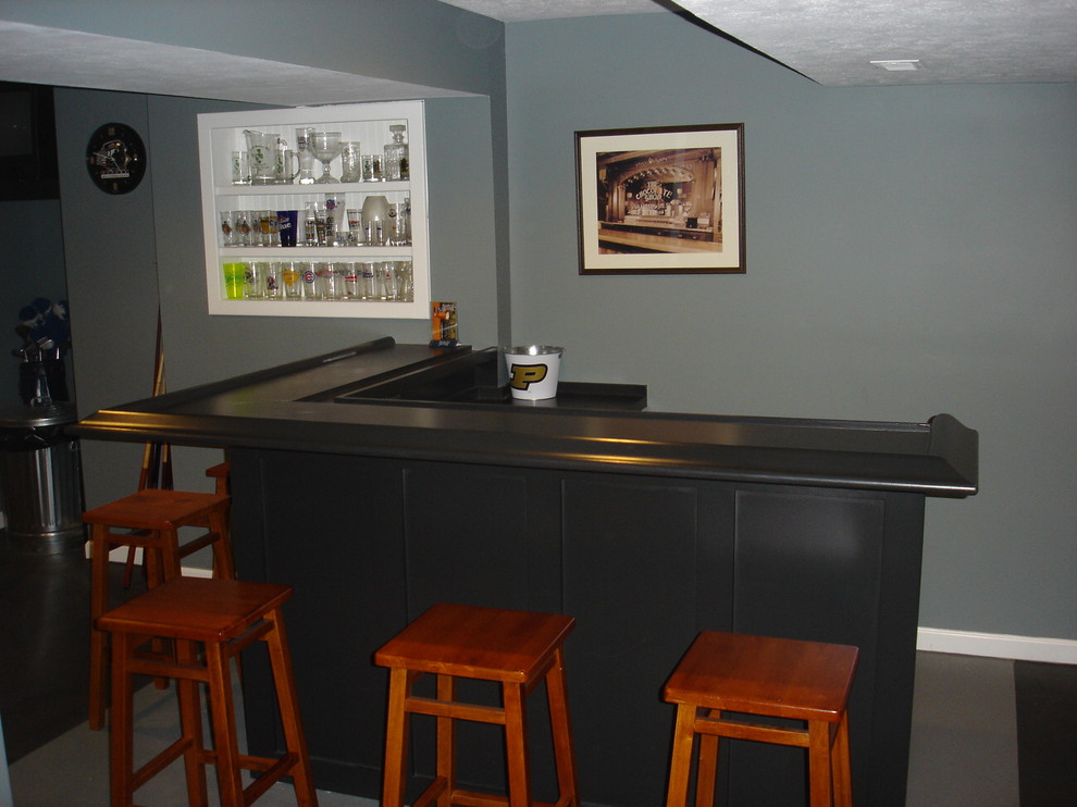 Bars Traditional Home Bar Indianapolis by BBG Construction Houzz