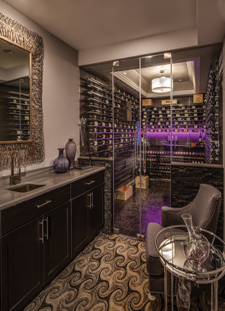 Inspiration for an eclectic wine cellar remodel in DC Metro