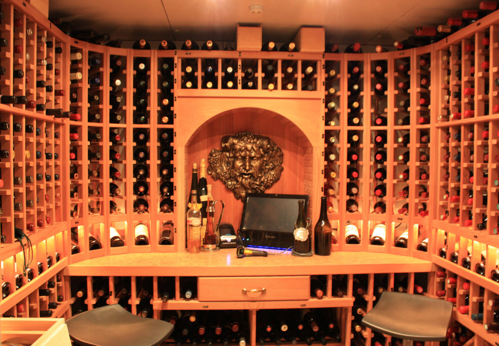 Basement Wine Retreat Traditional Wine Cellar Milwaukee by