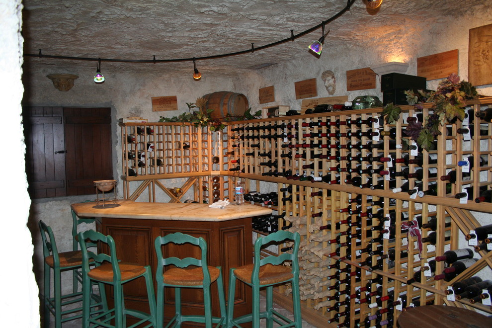 Eclectic wine cellar photo in San Francisco