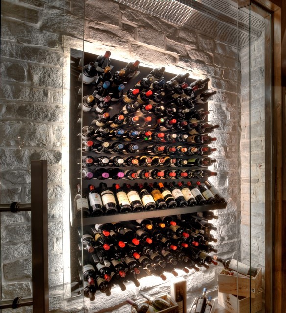 Bel Air Los Angeles California Custom Wine Cellar Wine Room Wine Wall
