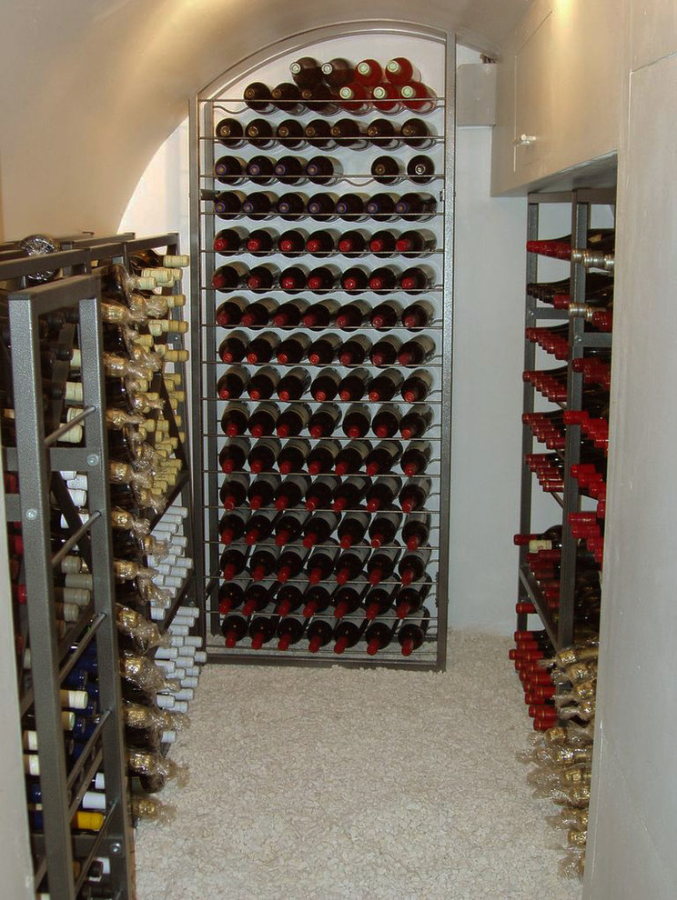 This is an example of a traditional wine cellar in Buckinghamshire.