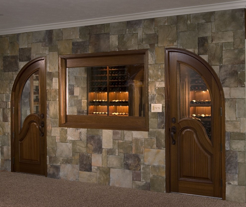 Bolderwood Lane Wine Cellar Remodel Traditional Wine Cellar