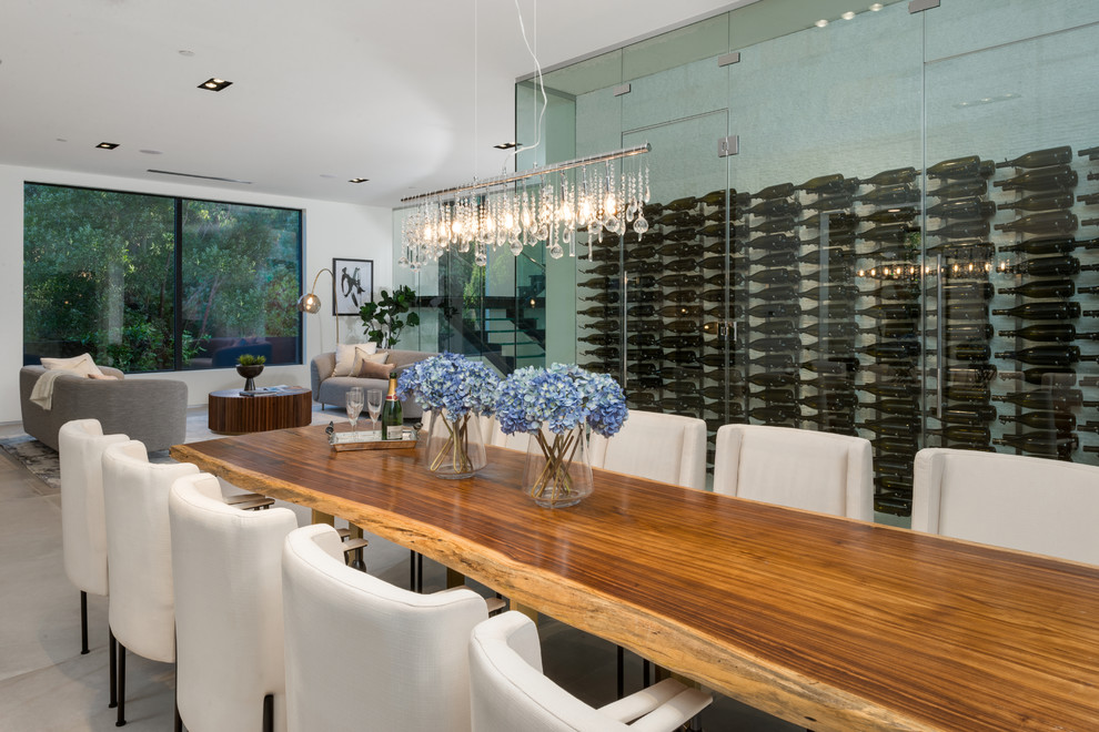 Inspiration for a mid-sized contemporary dining room remodel in Los Angeles