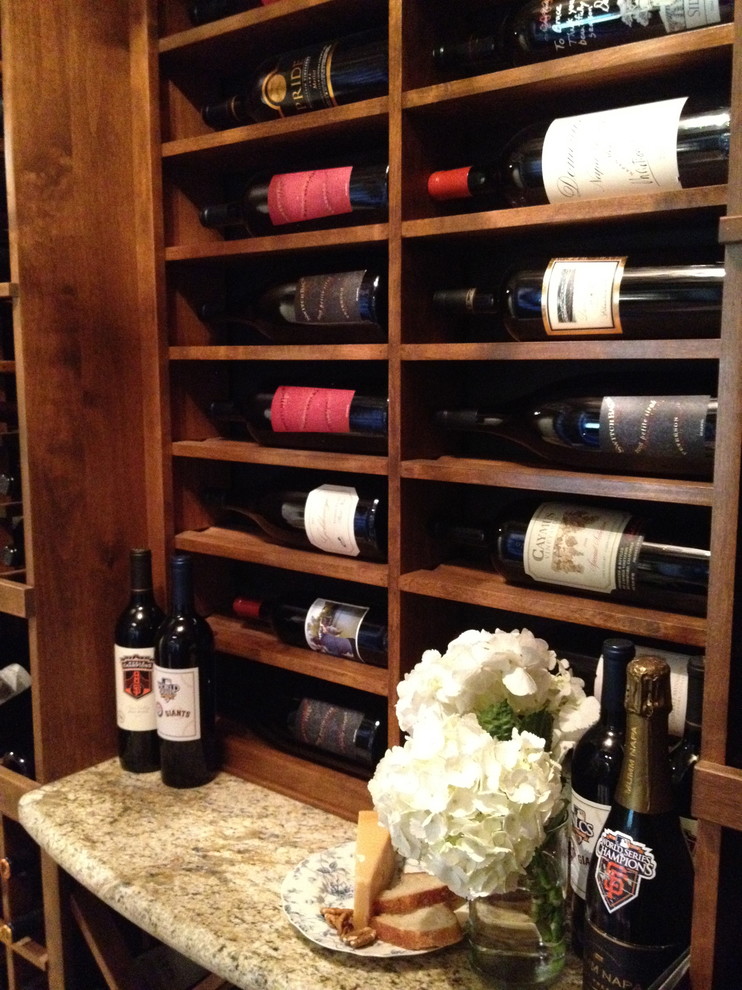 Brittany Park Traditional Wine Cellar San Diego by KP Design Studio Houzz