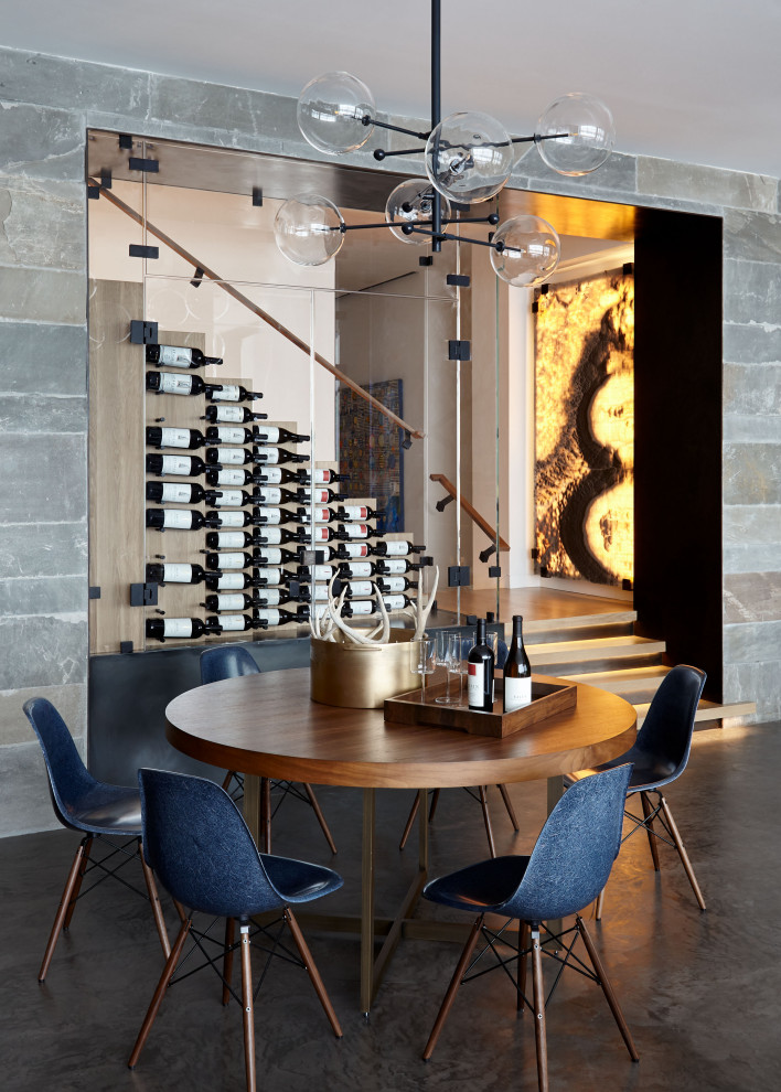 Design ideas for a rustic wine cellar in Other.