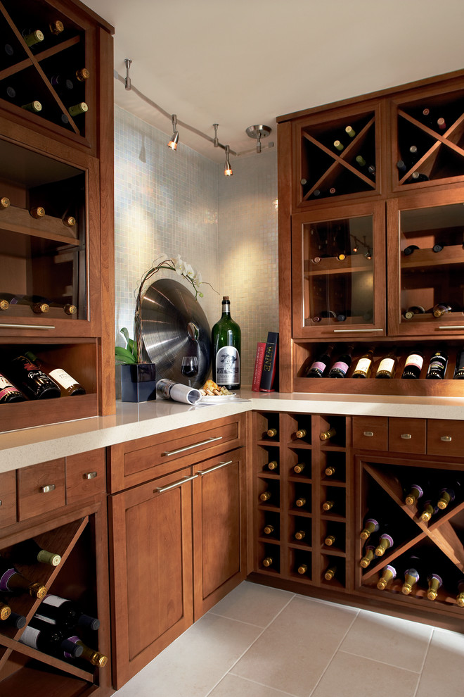 Transitional Wine Cellar Baltimore by ELEVATIONS
