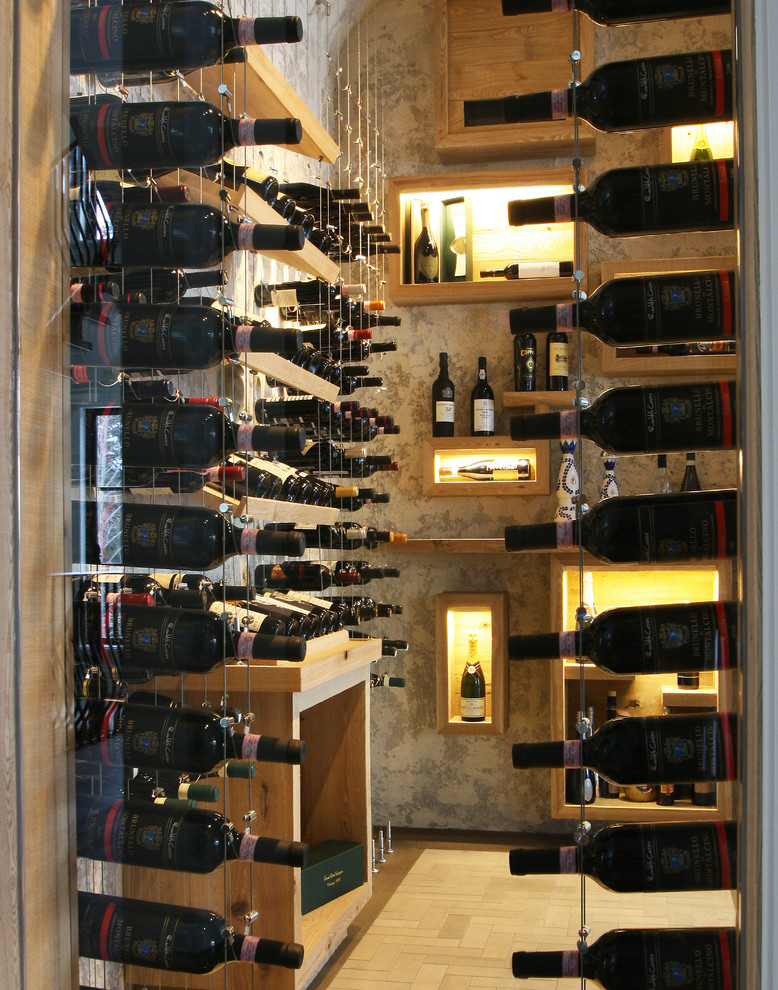 Moderner Weinkeller in Toronto