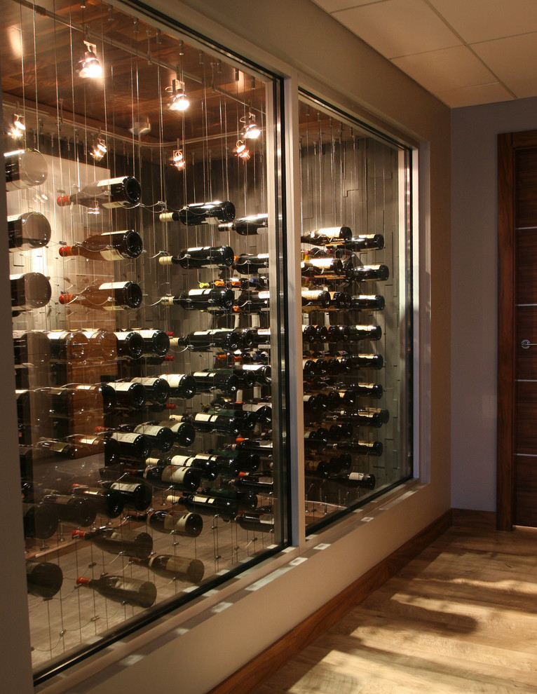 Cable Wine System Projects Modern Wine Cellar Ottawa by Cable