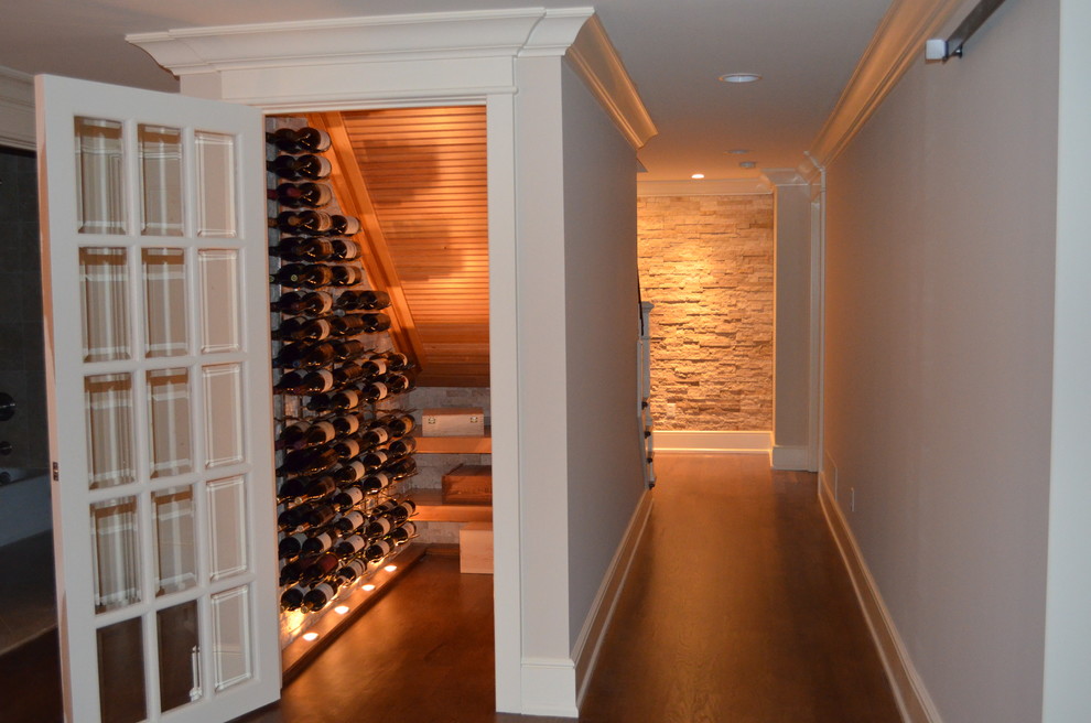 Elegant wine cellar photo in Milwaukee