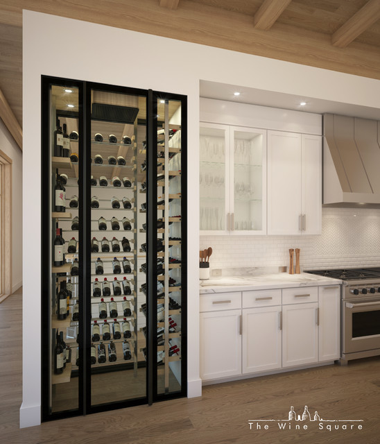 CAVEA First Engineered Glass Wall for Wine Cellar Wine Cellar