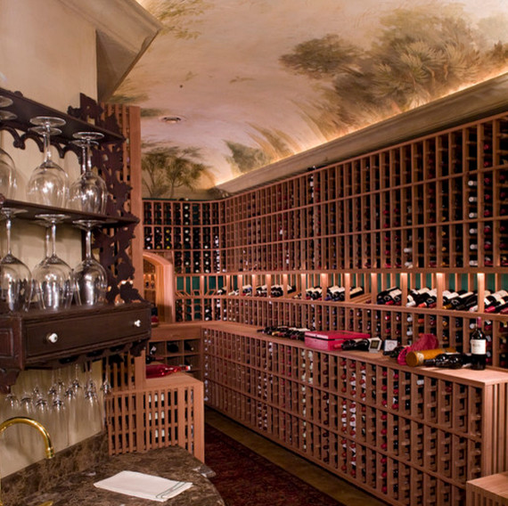 Ceiling Ideas for Wine Cellars Wine Cellar Calgary by CEILTRIM