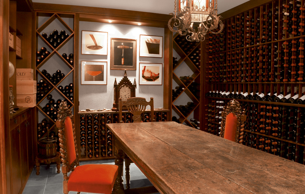 Cellar Dining Room Traditional Wine Cellar Melbourne by
