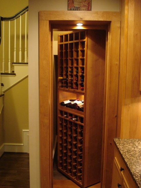 Cellarmaker - Hidden Wine Cellar Door - Traditional - Wine Cellar - Atlanta  - By Cellarmaker | Houzz Nz
