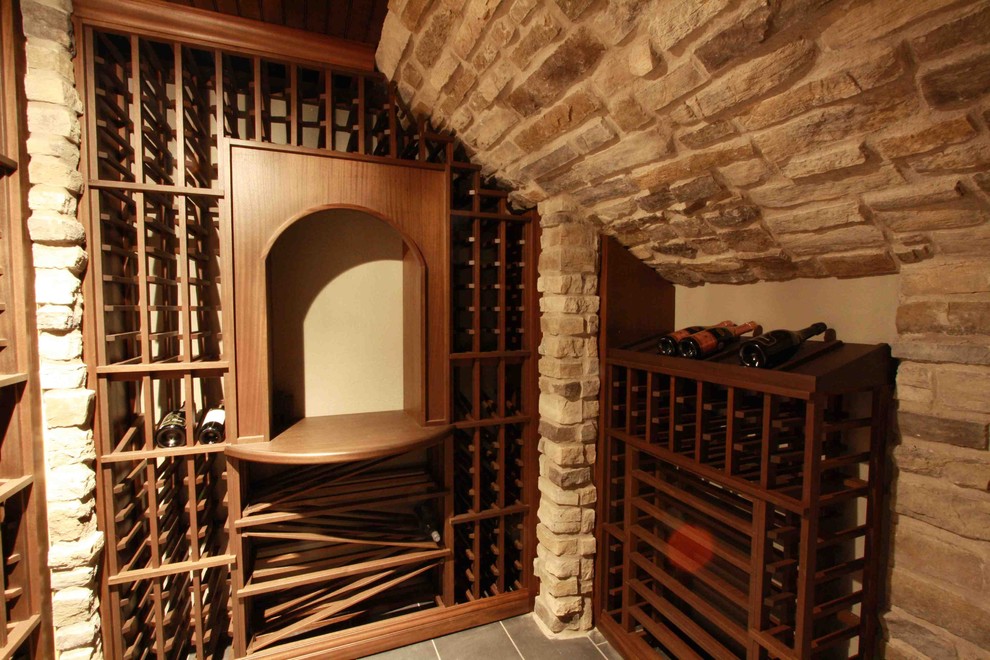 Elegant wine cellar photo in Toronto