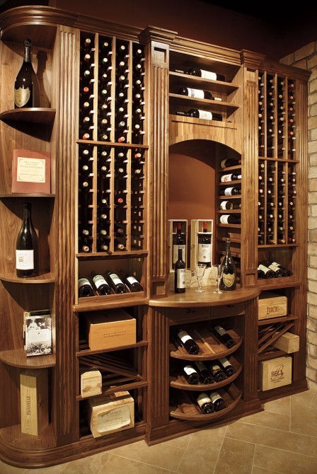 Design ideas for a wine cellar in Boston.