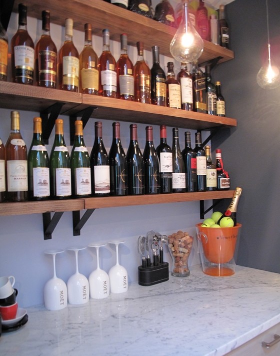 Closet/Wine Bar Conversion Contemporary Wine Cellar New York by Ecostruct LLC Houzz