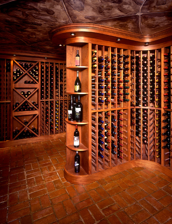 Connecticut Wine Room Traditional Wine Cellar New York by
