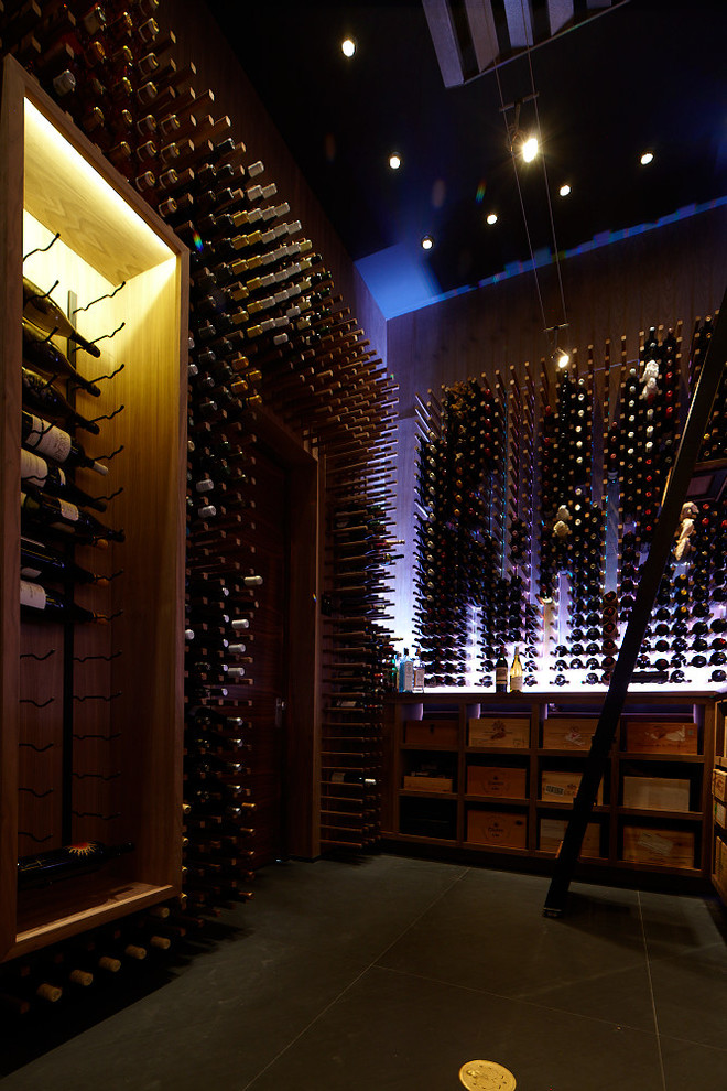 Contemporary Custom Wine Cellar (3000 bottles) Contemporary Wine