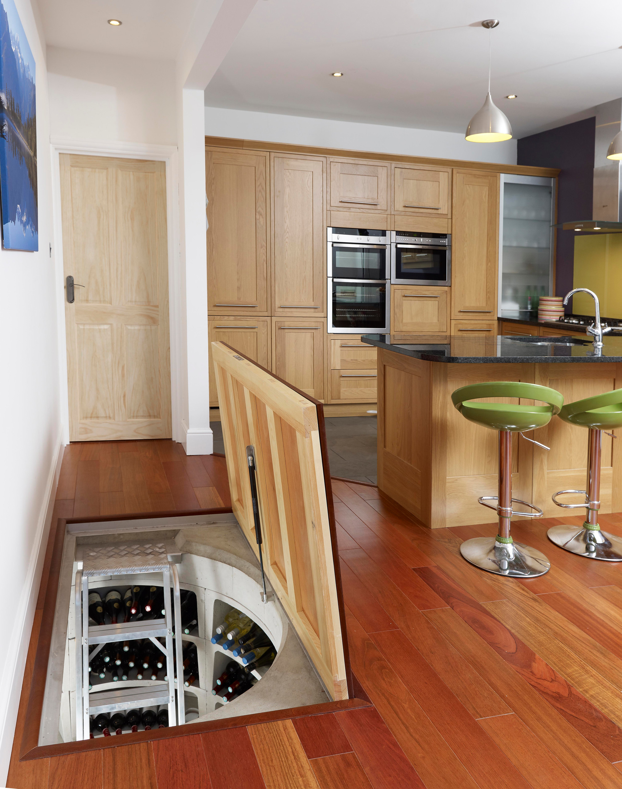 Wine cellar under kitchen island clearance