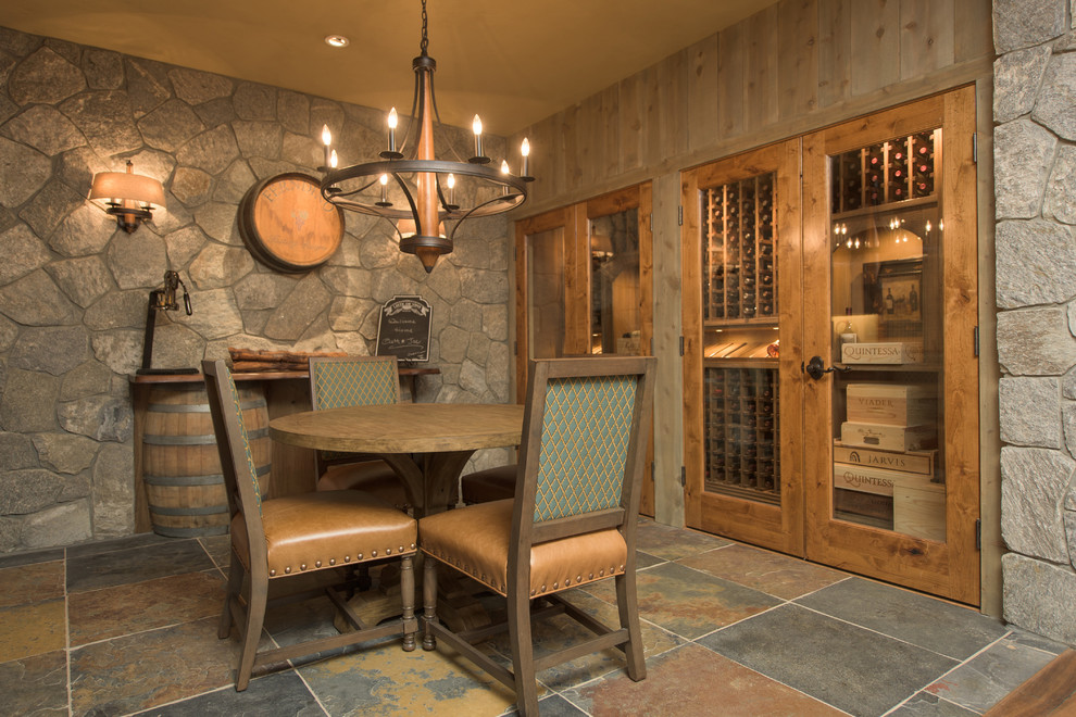 Cozy Tahoe Chalet Rustic Wine Cellar Other by Westgate