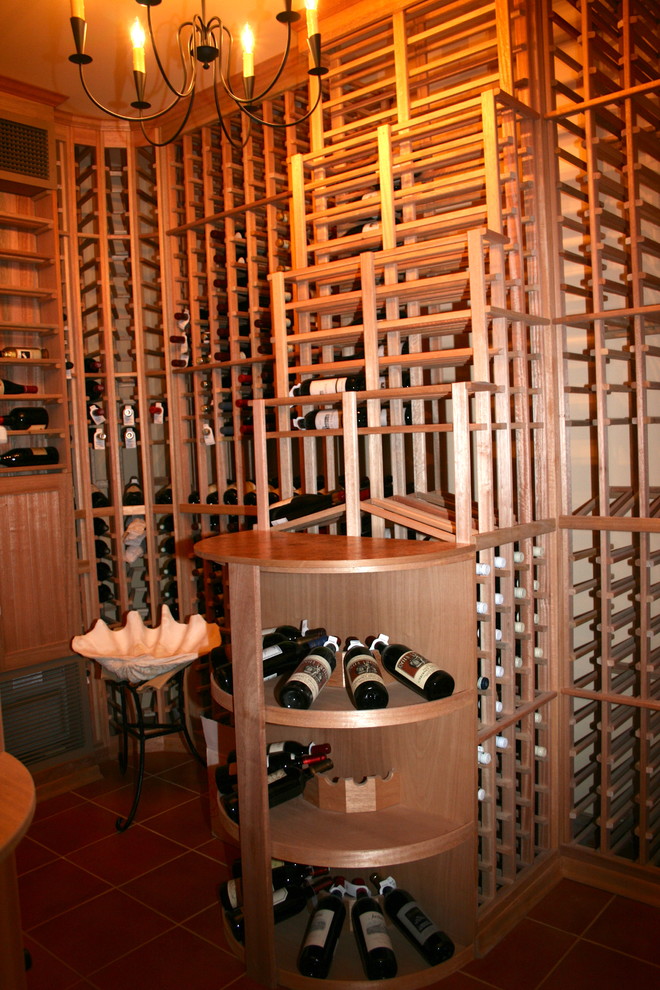 Wine cellar - craftsman wine cellar idea in DC Metro