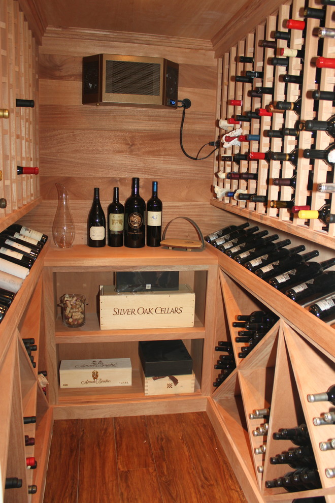 Crestron Home Automation System Traditional Wine Cellar Denver