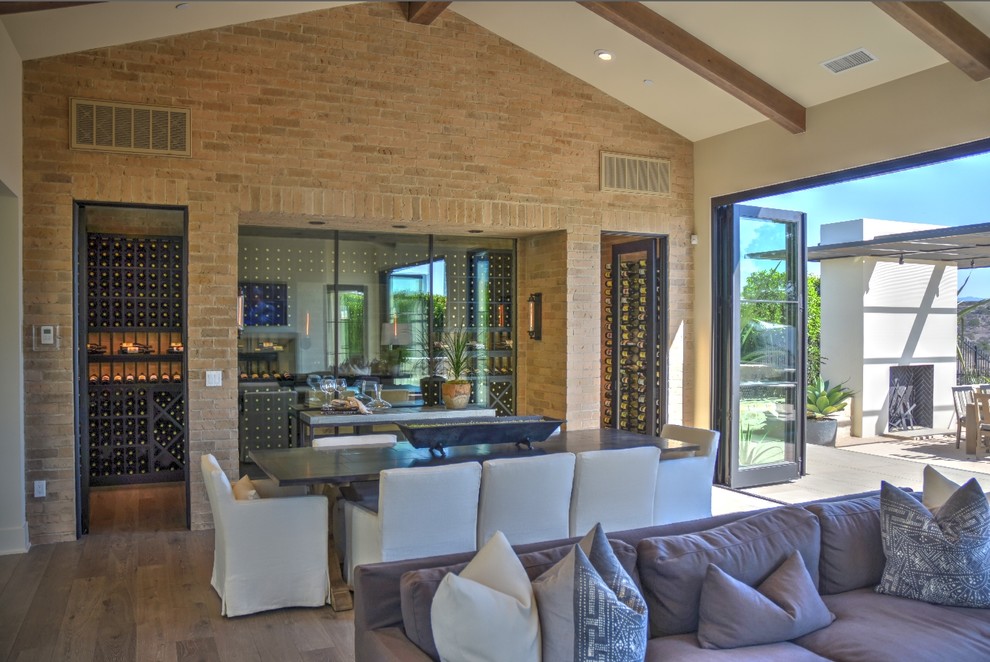 Crystal Cove Newport Beach Orange County Custom Wine Cellar Wine Room