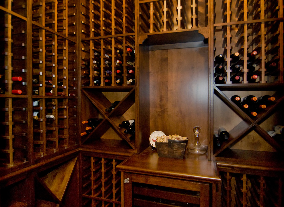 This is an example of a classic wine cellar in Nashville.