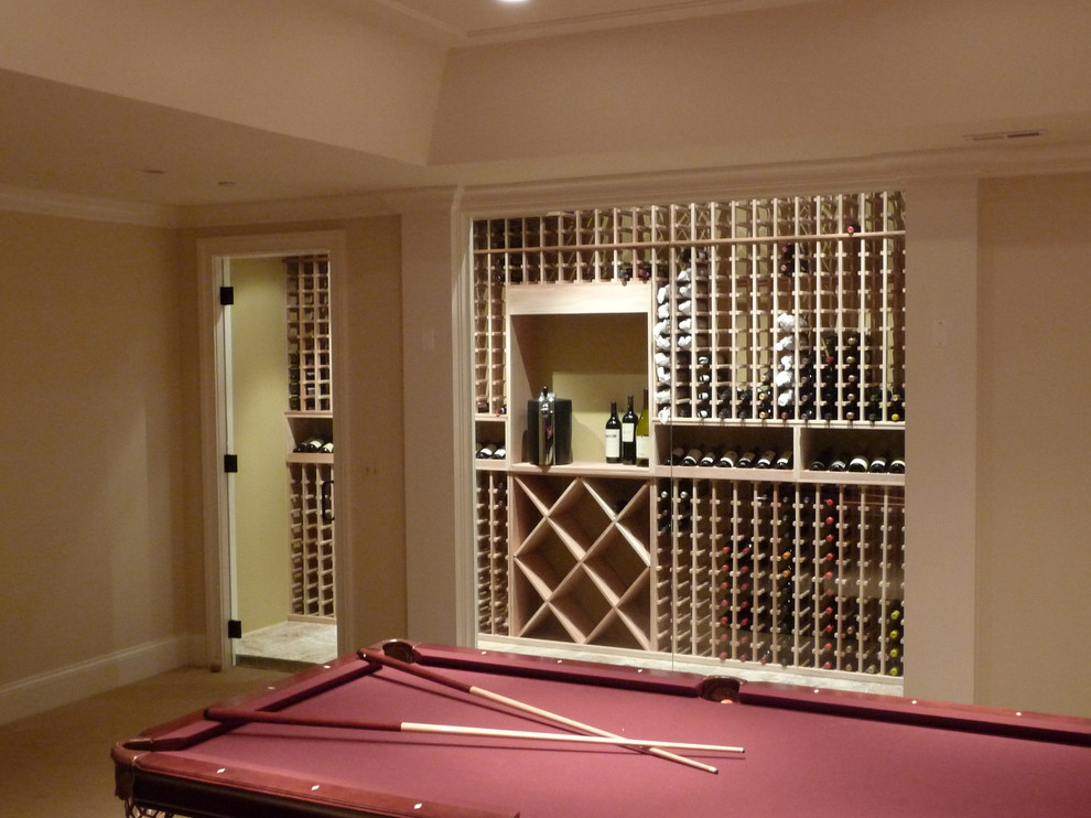 Elegant wine cellar photo in Chicago