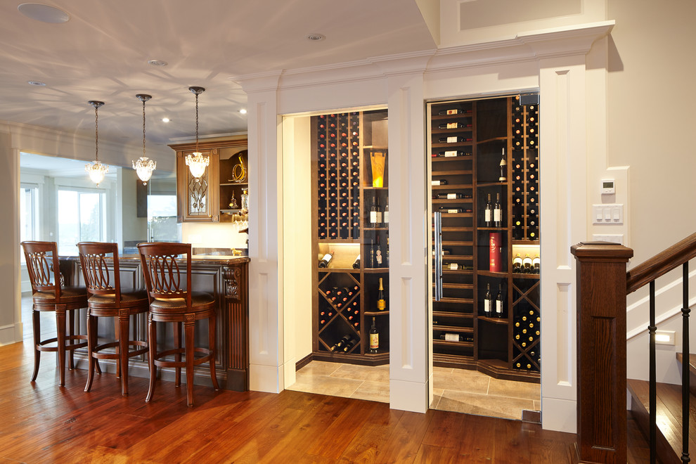 Custom Millwork & Ceiling Mount Cooling Unit West Vancouver Klassisch