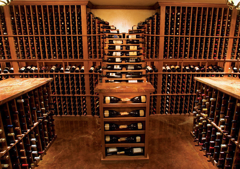 Custom Wine Cellar Arlene, ID Rustic Wine Cellar Boise by Vigilant Inc. Houzz IE