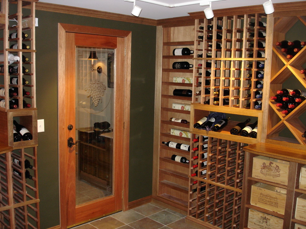 Photo of a classic wine cellar in Boston.