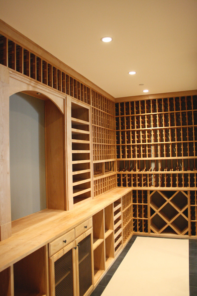 Custom Wine Cellars Traditional Wine Cellar Los Angeles by