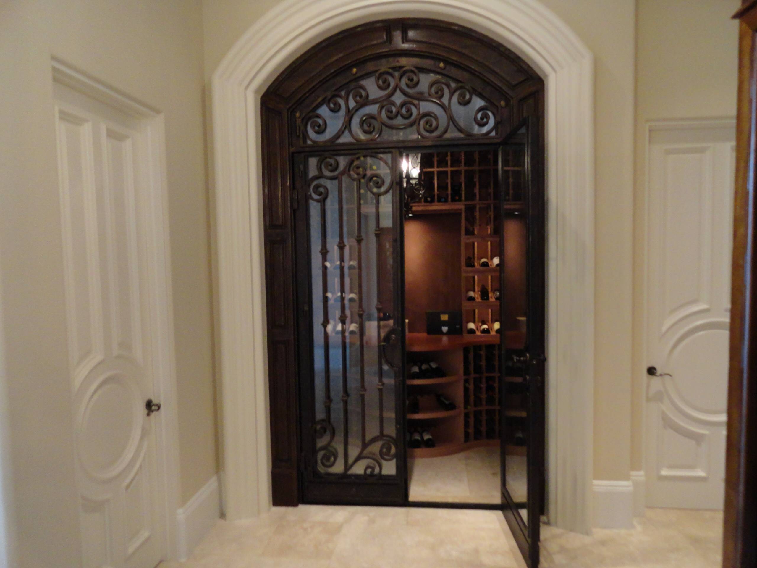 Wrought Iron Wine Cellar Door Photos Ideas Houzz