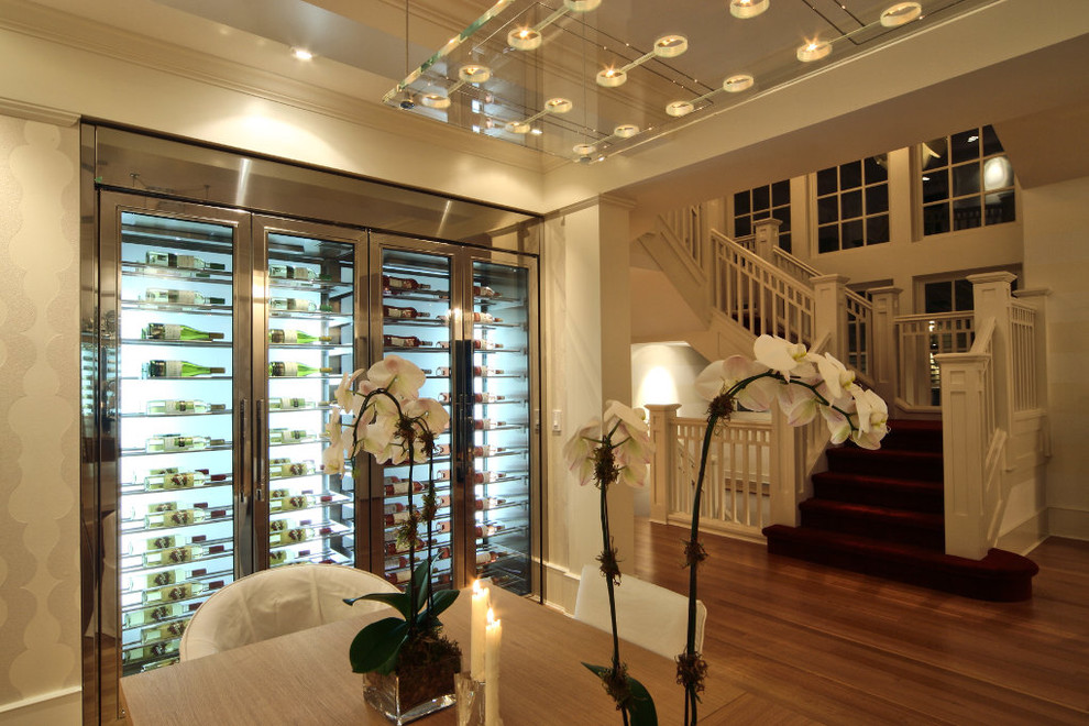 Custom Wine Fridge Vin de Garde Modern Wine Cellar Vancouver by