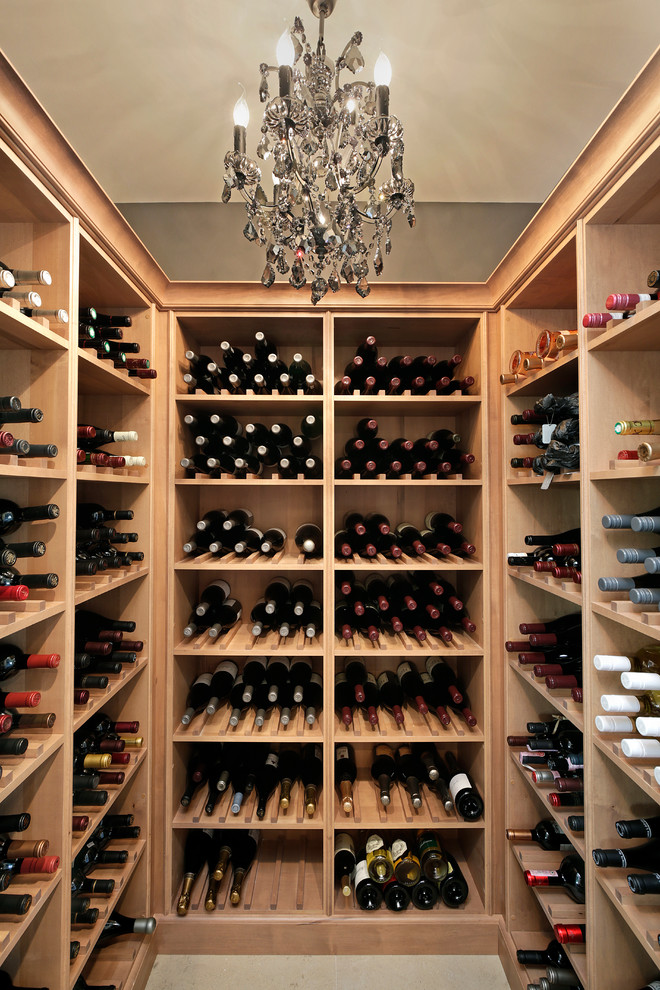 Custom Wine Racking Traditional Wine Cellar Chicago by Abruzzo