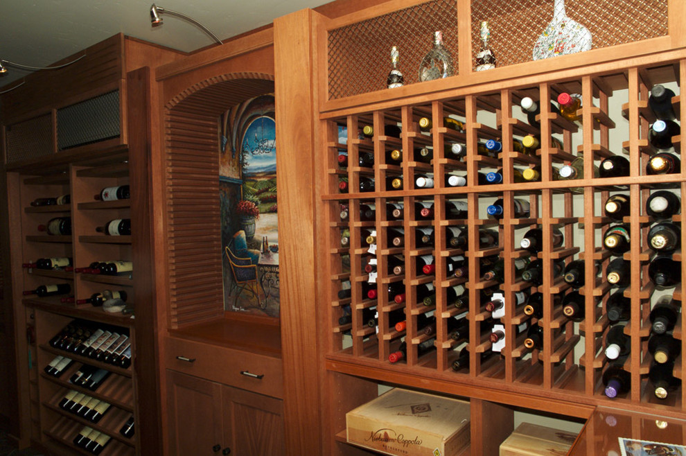 Elegant wine cellar photo in San Francisco